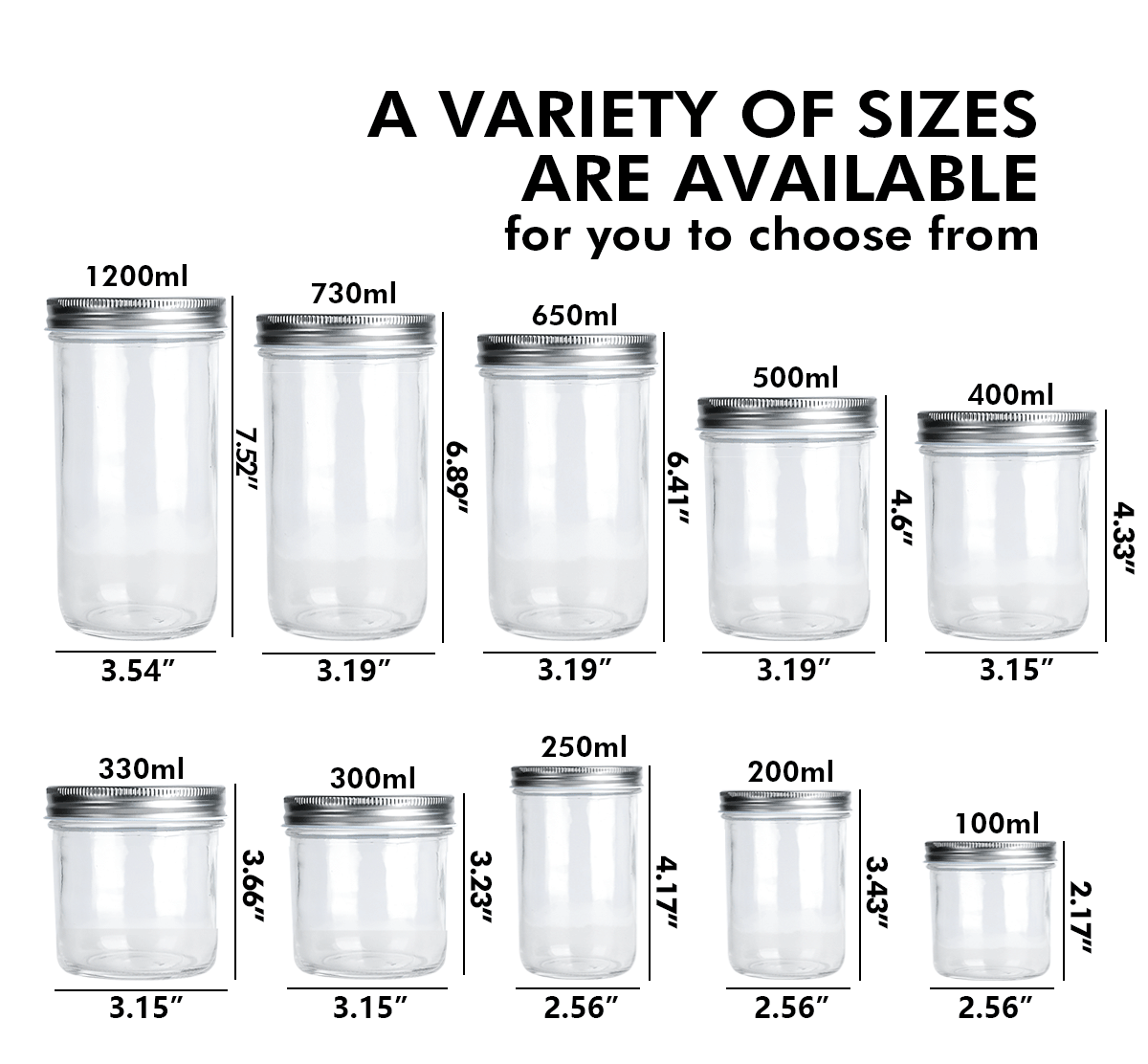 JM038 JIANMEI Sealed Glass Jar Borosilicate Glassware Factory