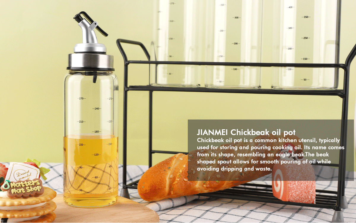 JM042 Wholesale Borosilicate Olive Oil Bottle Factory For Kitchen