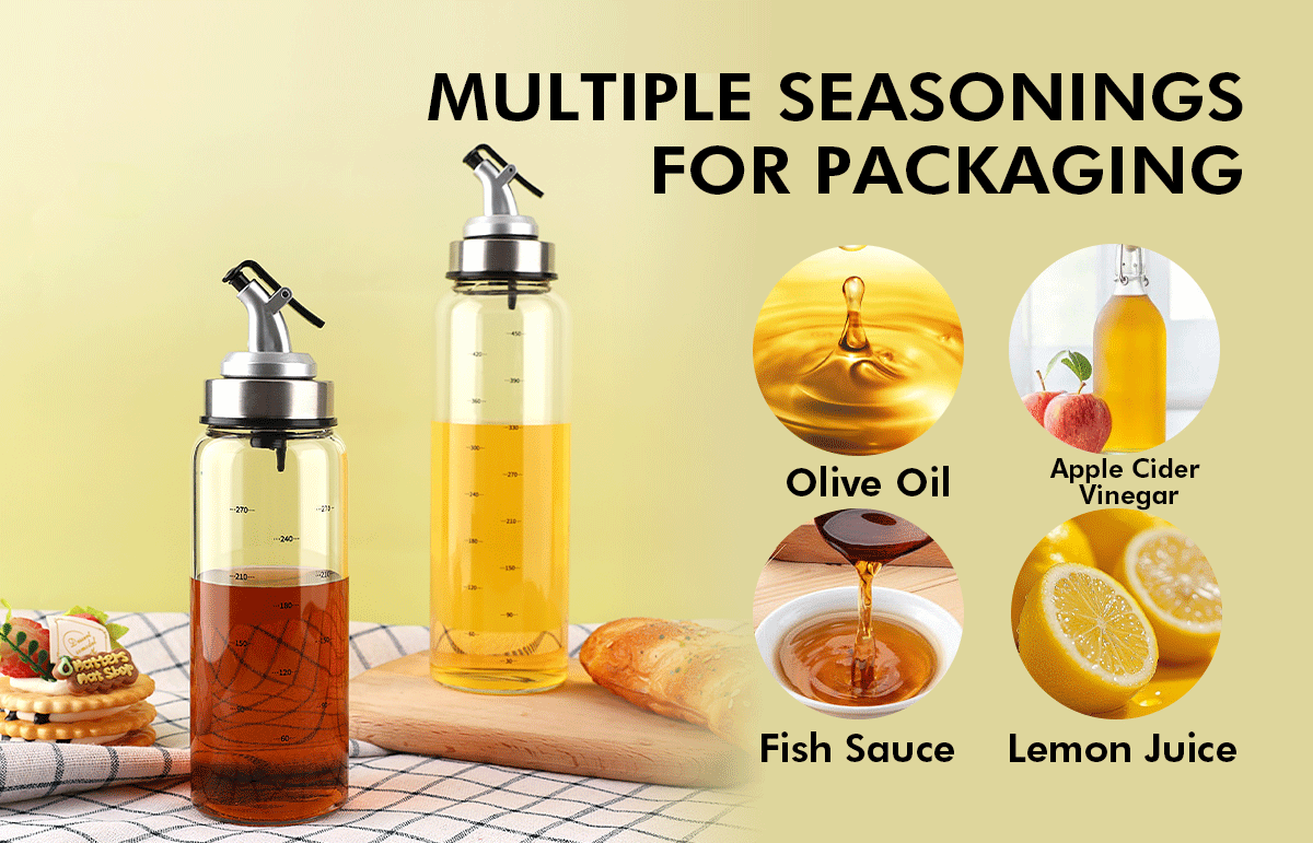 JM042 Wholesale Borosilicate Olive Oil Bottle Factory For Kitchen