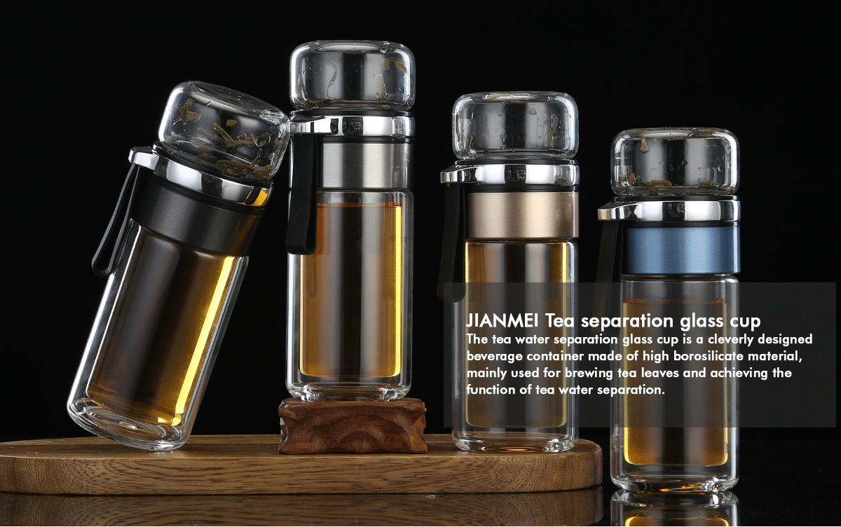 JM046 Wholesale High Borosilicate Tea Glass Cup China Supplier
