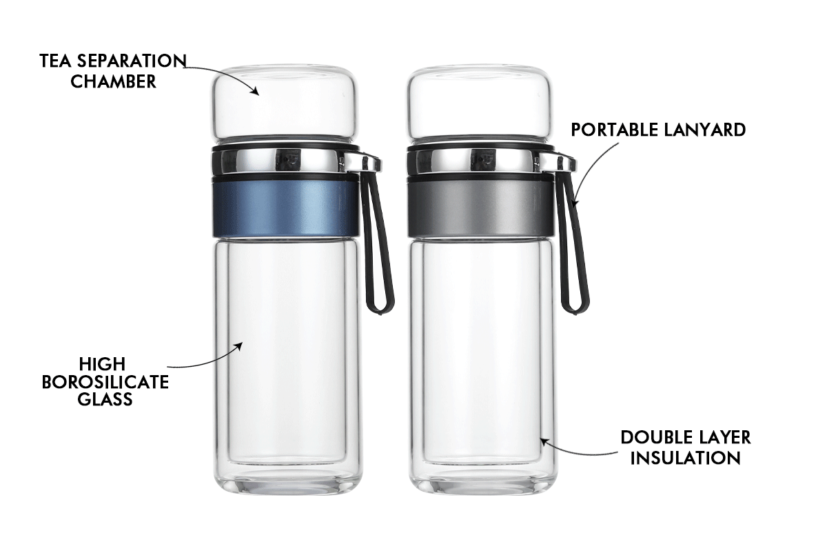 JM046 Wholesale High Borosilicate Tea Glass Cup China Supplier