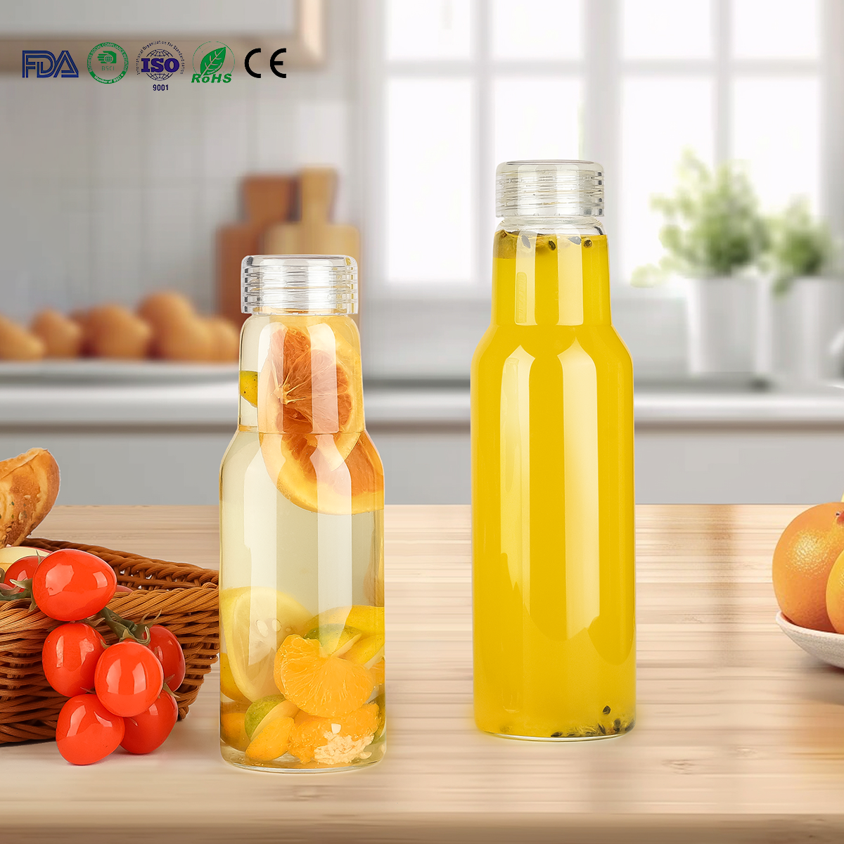 JM047 Borosilicate Drinking Water Bottle Factory